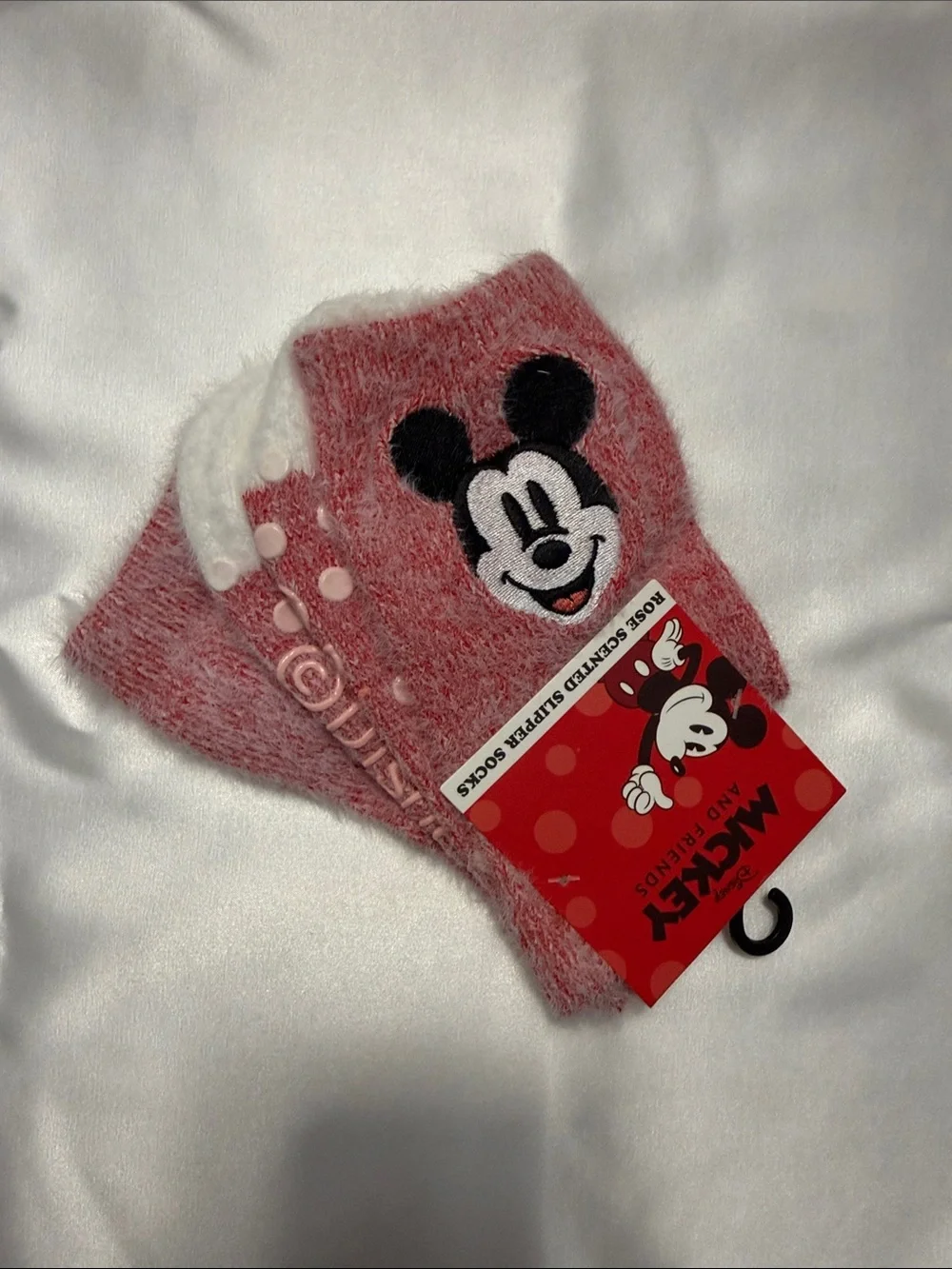 Disney Mickey & Friends Rose-Scented Slipper Socks